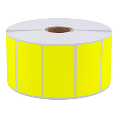 Neon Etiketten, Papier, leuchtgelb, 75 x 50 mm - Zum Produkt