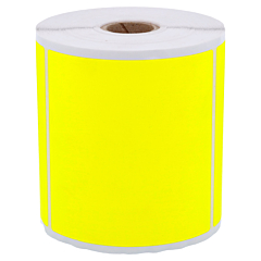 Neon Etiketten, Papier, leuchtgelb, 100 x 100 mm - Zum Produkt