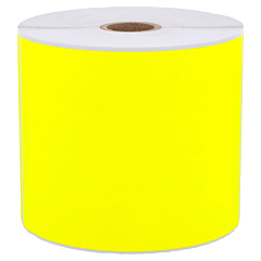 Neon Etiketten, Papier, leuchtgelb, 100 x 150 mm - Zum Produkt