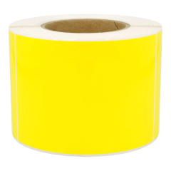 Polyester Etiketten, gelb, permanent klebend, 100 x 150 mm - Zum Produkt
