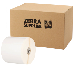 Zebra originale 880249-031D PET Etiketten, 57,15 x 31,75 mm, 12 Rollen im Karton - Zum Produkt