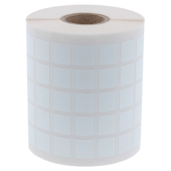 Polyester Etiketten, weiß, permanent klebend, 12,7 x 11 mm - Zum Produkt
