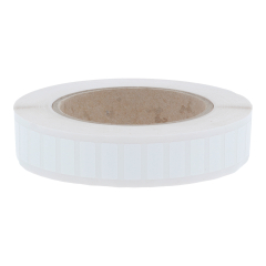 Polyester Etiketten, weiß, permanent klebend, 16,5 x 5,1 mm - Zum Produkt