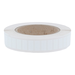 Polyester Etiketten, weiß, permanent klebend, 19 x 6,4 mm - Zum Produkt