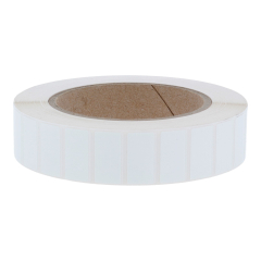 Polyester Etiketten, weiß, permanent klebend, 25,4 x 12,7 mm - Zum Produkt