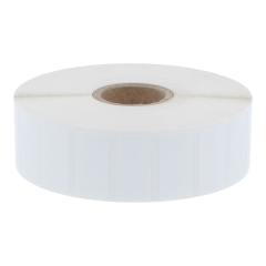 Polyester Etiketten, weiß, permanent klebend, 25,4 x 12,7 mm - Zum Produkt