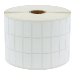 Polyester Etiketten, weiß, permanent klebend, 25,4 x 12,7 mm - Zum Produkt