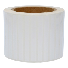 Polyester Etiketten, weiß, permanent klebend, 80 x 8 mm - Zum Produkt