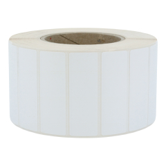 Polyester Etiketten, weiß, permanent klebend, 57,15 x 31,75 mm - Zum Produkt