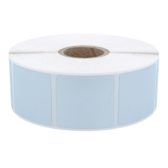 Polyester Etiketten, silber, permanent klebend, 25 x 25 mm - Zum Produkt