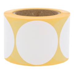 Runde Papier Etiketten, Ø 75 mm - Zum Produkt