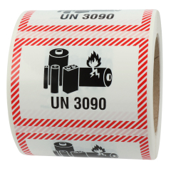 Transportaufkleber, Polyethylen, 100 x 70 mm - Zum Produkt