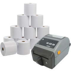 Linerless-Etikettendrucker-Set, Zebra ZD621d + 12 Rollen Linerless Etiketten (102 mm) - Zum Produkt