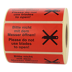 Versandaufkleber, Papier, 100 x 50 mm - Zum Produkt