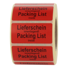 Versandaufkleber, Papier, 50,8 x 25,4 mm - Zum Produkt