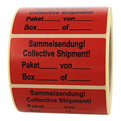 Versandaufkleber, Papier, 100 x 50 mm - Zum Produkt
