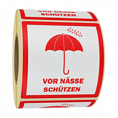 Versandaufkleber, Papier, 100 x 100 mm - Zum Produkt