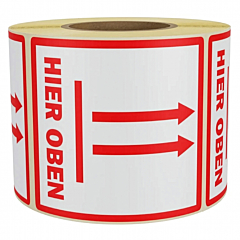 Versandaufkleber, Papier, 100 x 100 mm - Zum Produkt