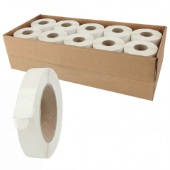 Verschlussetiketten, Polyethylen, Ø 20 mm, 10 Rollen im Karton - Zum Produkt