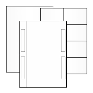Klebeetiketten auf Bogen für Laserdrucker, Inkjetdrucker und Kopierer - Zu den Bogenetiketten