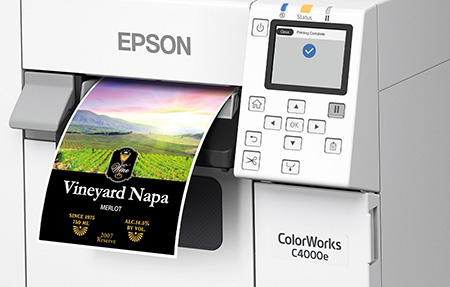 Etikettendruck im Inkjet Drucker