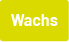 Gelbes Farbbandsymbol mit weißer Aufschrift „Wachs“ – Kennzeichnung für Thermotransferfolien mit reinem Wachsanteil.