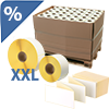 Etiketten auf Palette - Zum Angebot