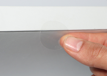 transparente Verschlussetiketten
