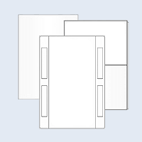 Versandetiketten auf Bogen
