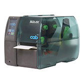 cab SQUIX 4 Typenschild Drucker mit breiter Materialf&uuml;hrung f&uuml;r vielseitige Etikettenformate.