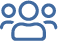 Icon mit drei stilisierten Personen symbolisiert das &uuml;ber 100-k&ouml;pfige Team von Labelident.