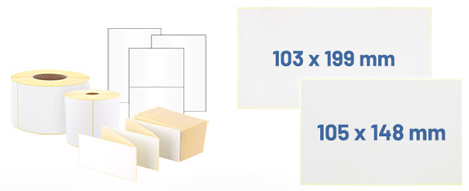 Versandlabel auf Rolle, Leporello oder Bogen &ndash; zu den Topsellern